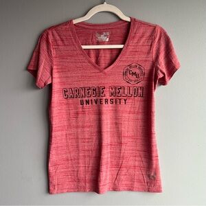 Red Athletic Carnegie Mellon Short Sleeve